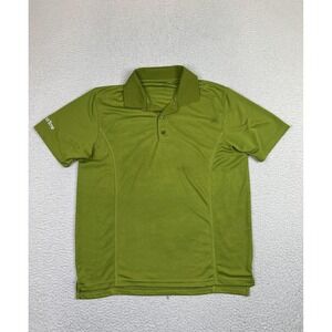 TacoTime Polo Shirt Mens Medium Green Vantage Performance Work Uniform